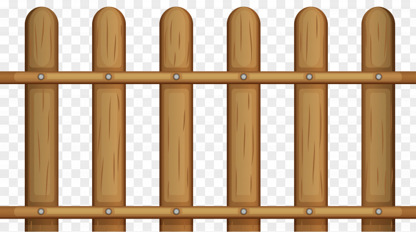 Transparent Wooden Fence Clipart Picket Chain-link Fencing Clip Art PNG