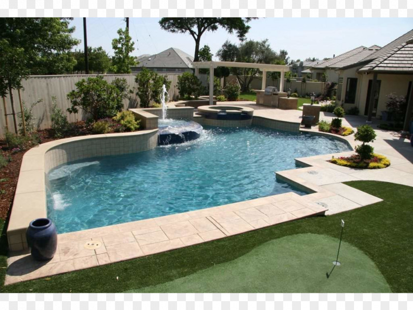 Water Swimming Pool Backyard Feature Pond PNG