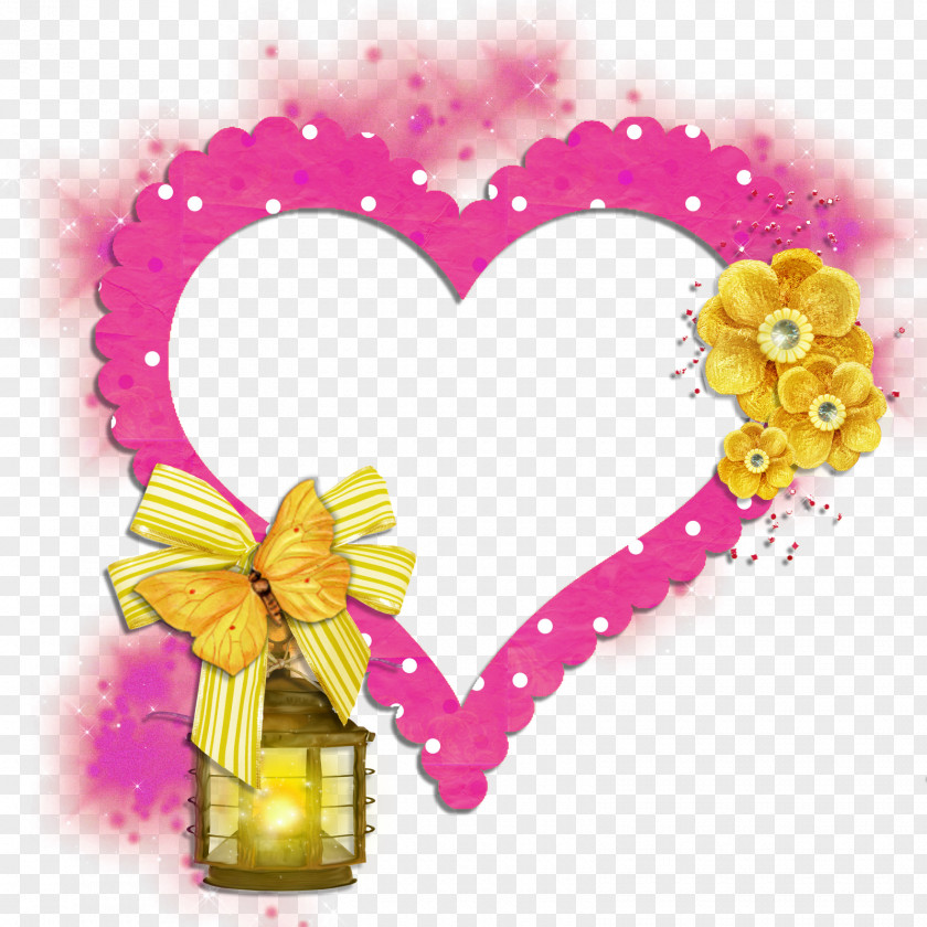 Butterfly Frame Heart Picture Frames Clip Art PNG