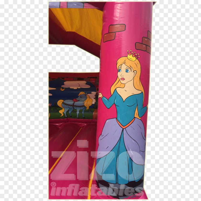 Castle Princess Barbie Toy Doll Magenta PNG