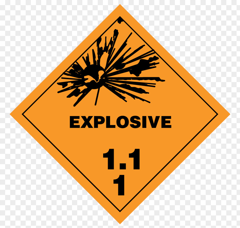 Explosive Stickers Dangerous Goods Paper Explosion Label Material PNG