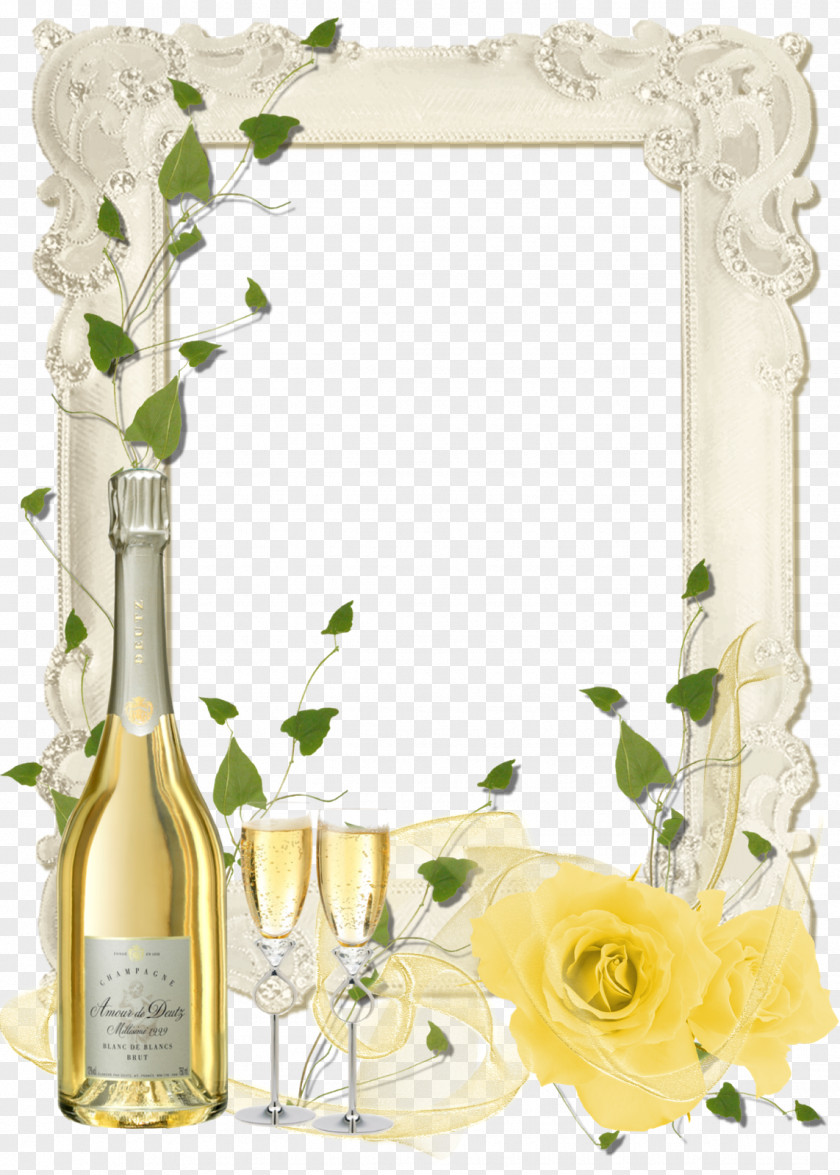 Forgetmenot Champagne Rosé Picture Frames Cider Clip Art PNG