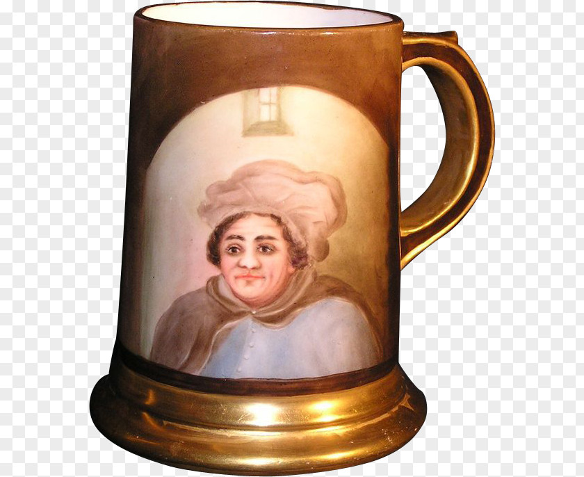 Hand-painted Woman Mug Ceramic Tableware Cup Table-glass PNG