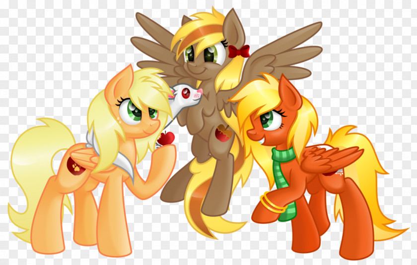 Horse Pony Applejack Yellow PNG