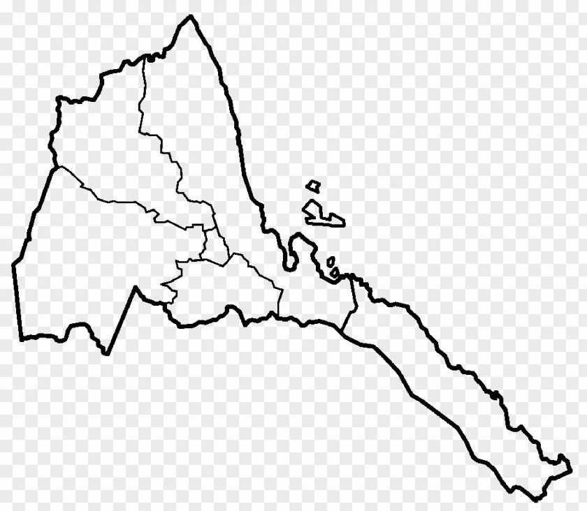 Labelling Regions Of Eritrea Northern Red Sea Region Debarwa Ethiopia Hamasien PNG