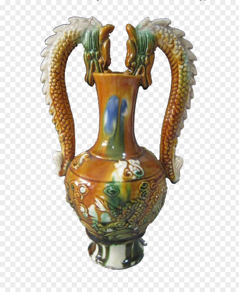 Pottery Vase Ceramic Sancai Download PNG