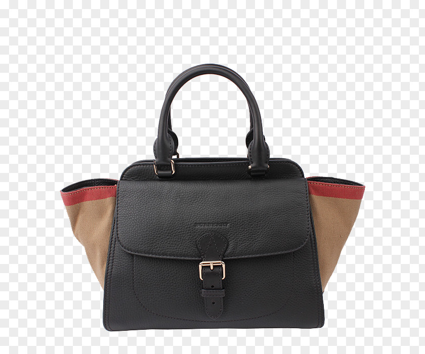 BURBERRY Burberry Handbag Sector Leather Tote Bag PNG