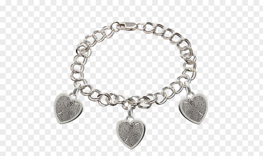 Heart Fingerprint Charm Bracelet Gold Jewellery Charms & Pendants PNG