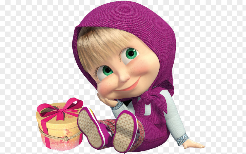 Masha And The Bear Animation Party Cuteness PNG