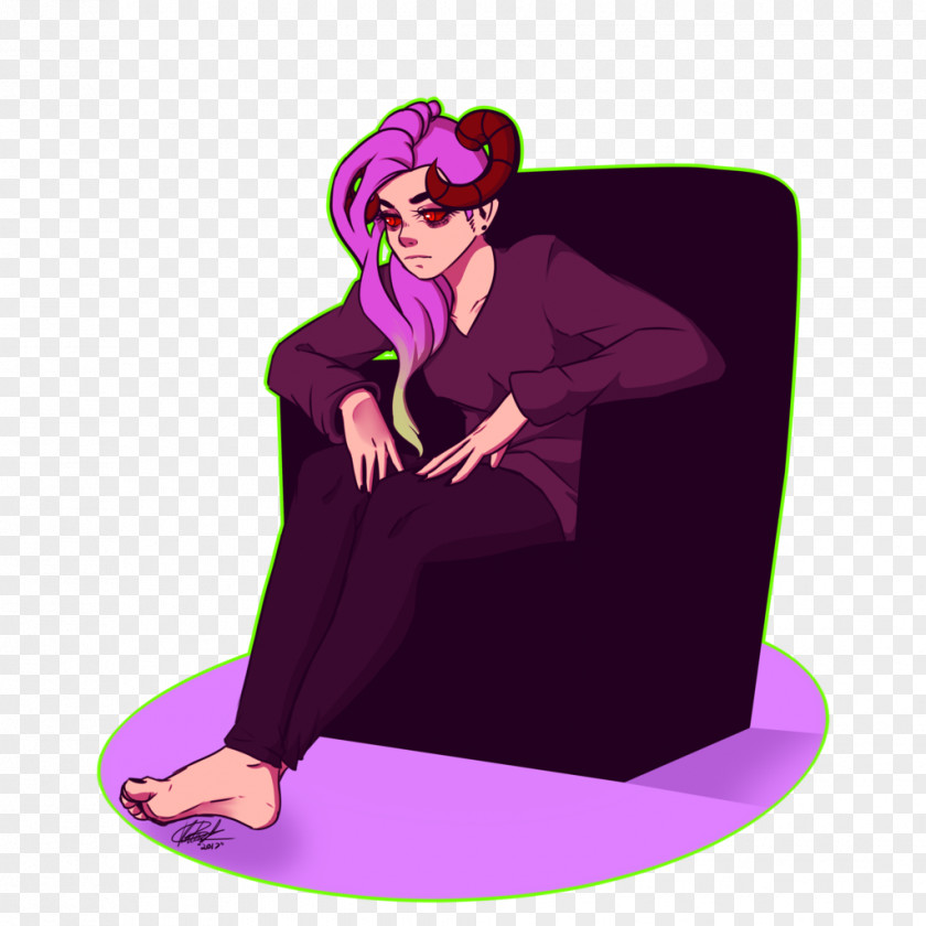 TIRED Purple Violet Magenta Art PNG