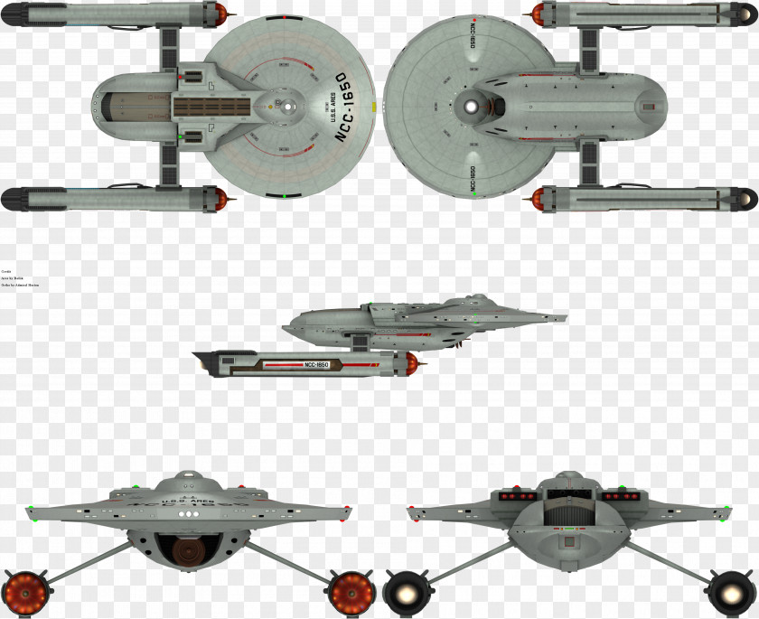 Ares Graphic Star Trek Starship Artist Science Fiction PNG