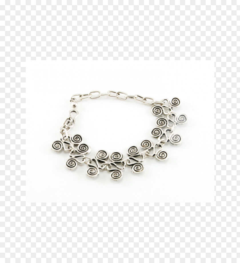 Bohemian Style Bracelet Anklet Necklace Silver Jewellery PNG