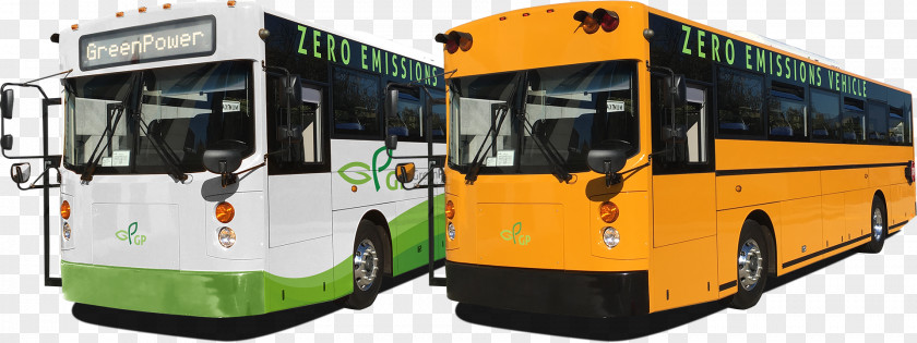 Bus Thomas Built Buses Electric GreenPower Motor Company Inc. School PNG