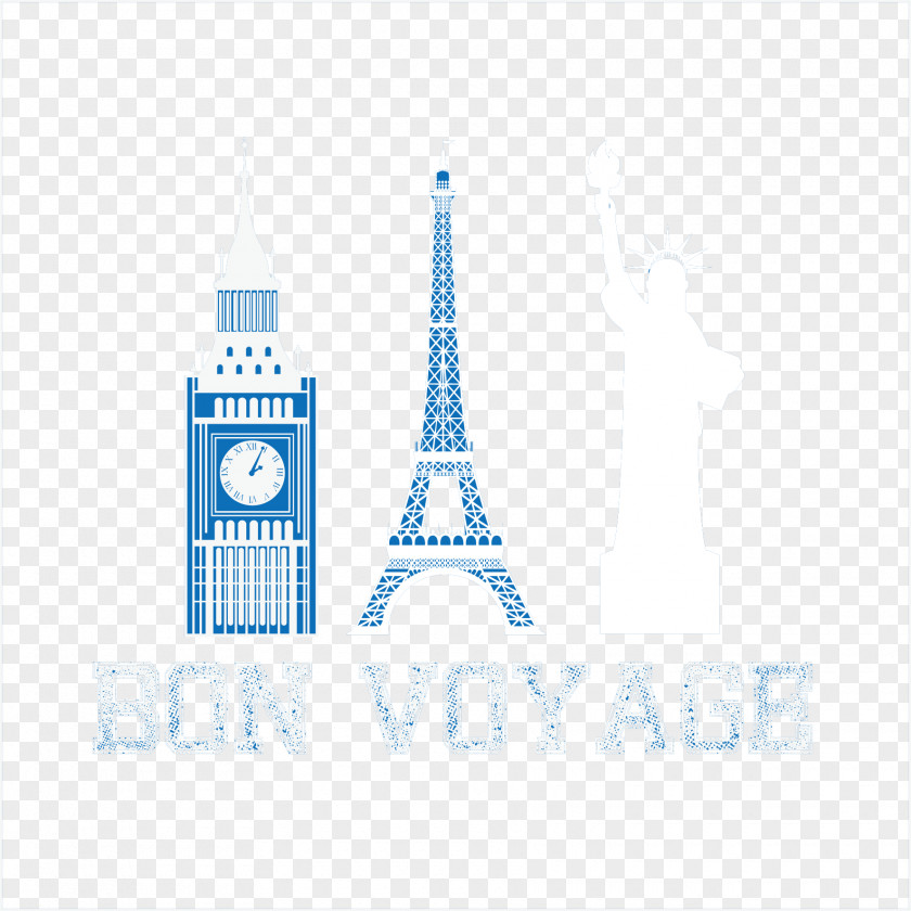 Hand Painted Statue Of Liberty World Landmark Brand Pattern PNG