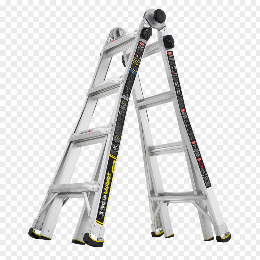 Ladder Gorilla Ladders GLA-MPX 17 Xtend+Climb Pro Series 785P Telescoping GLF-5X Aluminium PNG