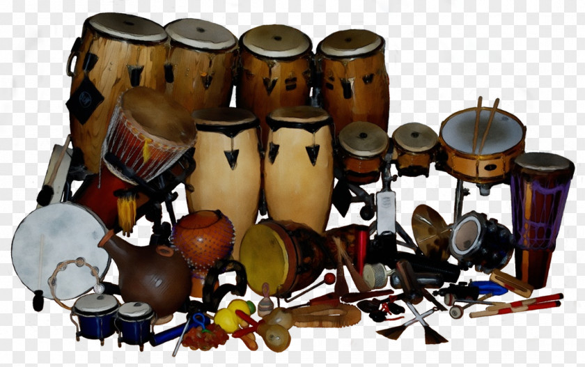 Percussion Bongo Drum Tom-Toms Snare Drums PNG