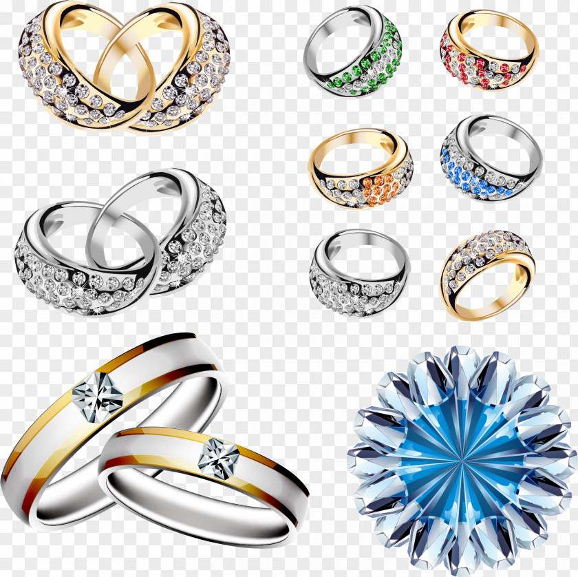 Precious Wedding Ring Vector Gemstone Diamond PNG