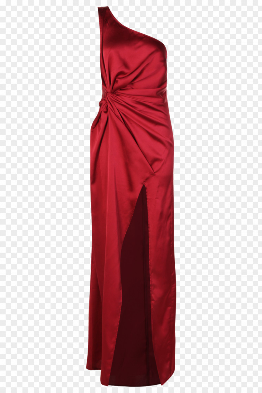 Satin Cocktail Dress Shoulder PNG