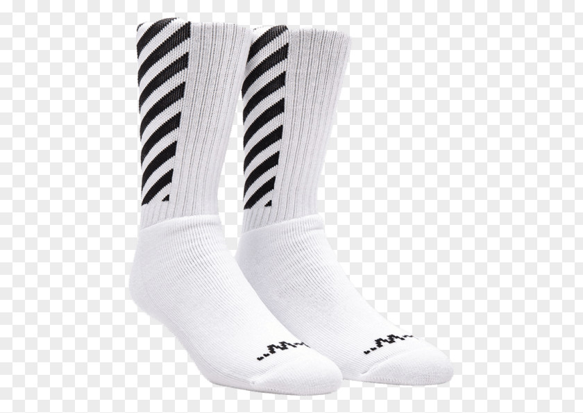 Socks Sock Off-White Anklet Shoe Dress PNG
