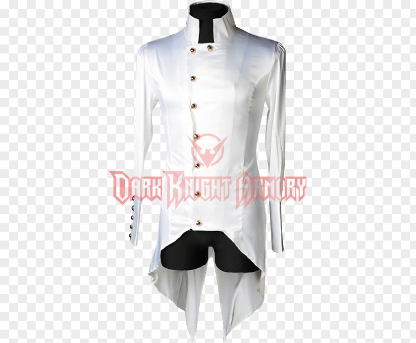 White Satin Blouse T-shirt Sleeve Collar Formal Wear PNG