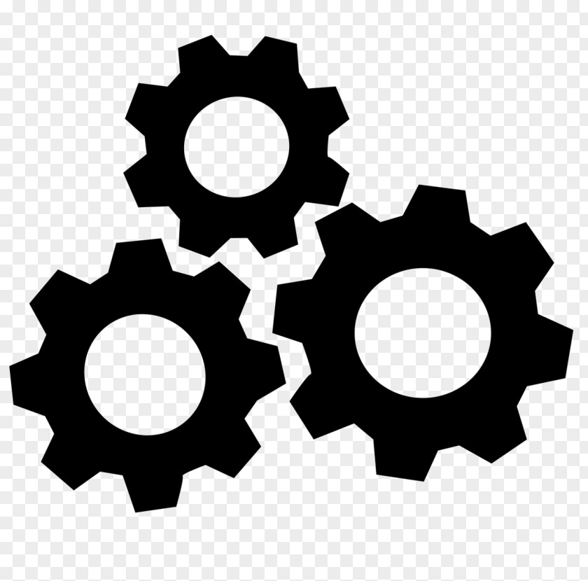 Black Gear PNG