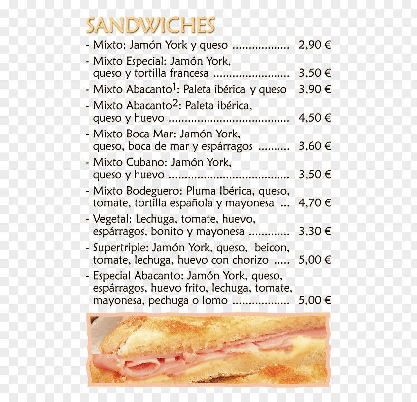 Breakfast Cafe Fast Food El Nuevo Abacanto Sandwich PNG