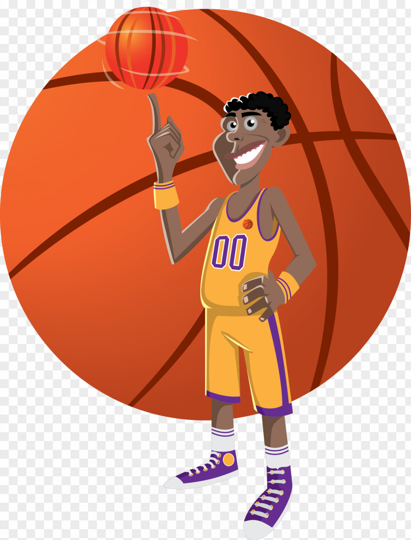 Cartoon Basketball Cliparts Clip Art PNG