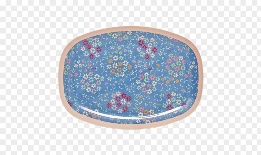 Flower Melamine Platter Tray Paper PNG