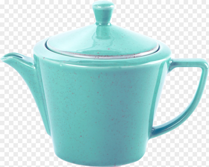 Kettle Teapot Plate Lid Porcelain PNG