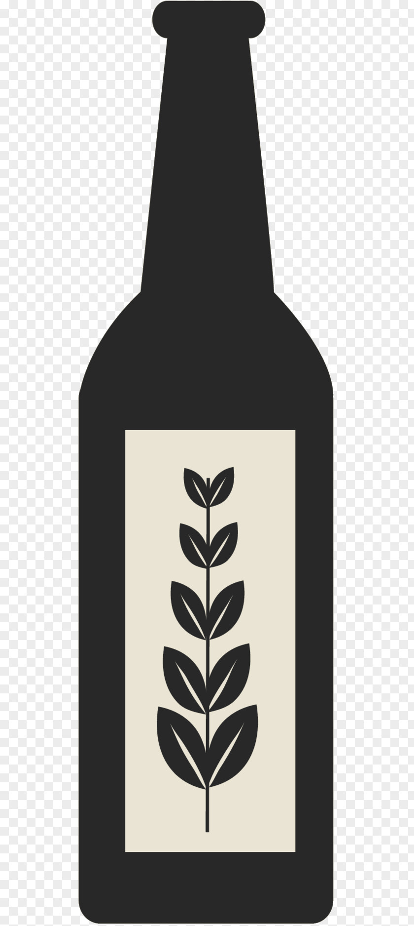 M Product Design Font Bottle Black & White PNG