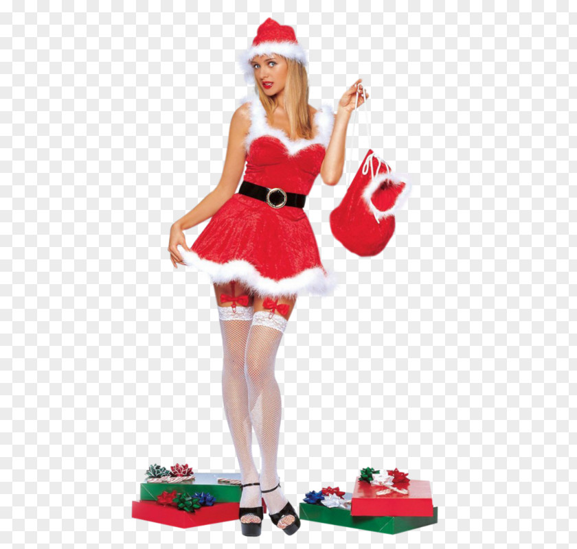 Pub Mrs. Claus Santa Halloween Costume Party PNG