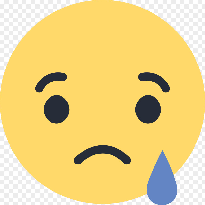 Sad Emoji Facebook Emoticon Like Button Smiley PNG