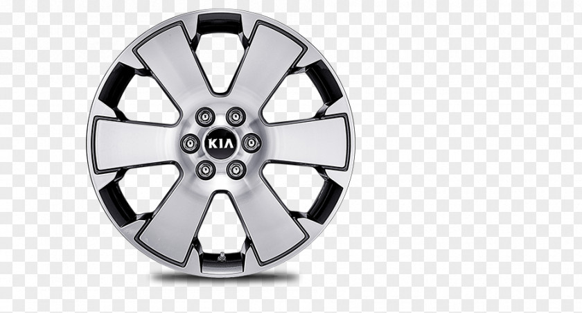 Silver Alloy Wheel Spoke Hubcap Rim PNG
