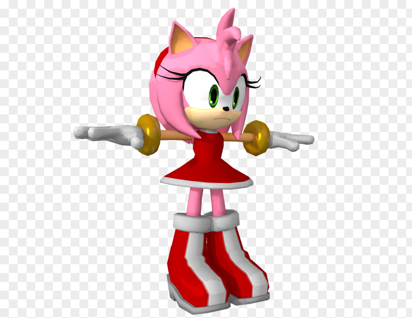 Amy Rose Sonic Runners Video Game Mario Kart 8 Figurine PNG