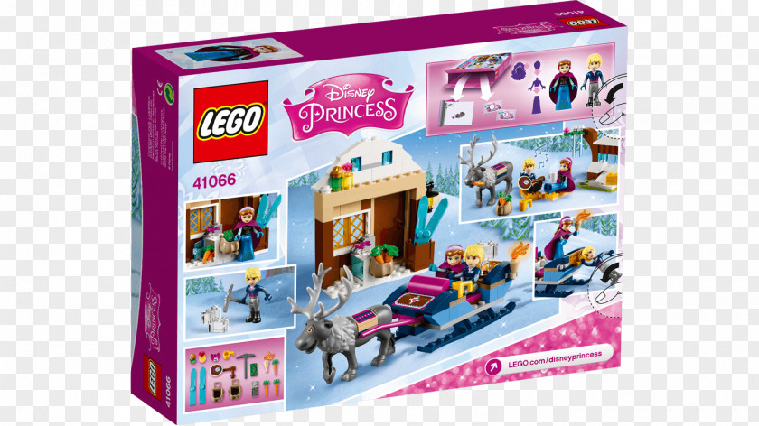 Anna LEGO 41066 Disney Princess & Kristoff’s Sleigh Adventure Elsa PNG
