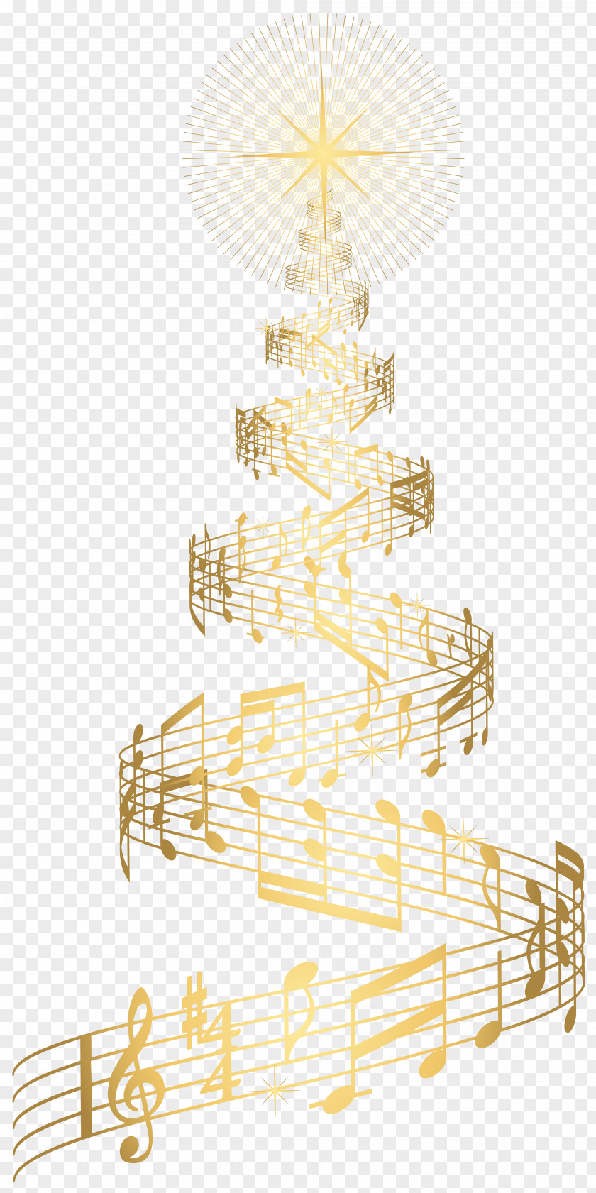 Christmas Tree Music PNG tree music , transparent clipart PNG