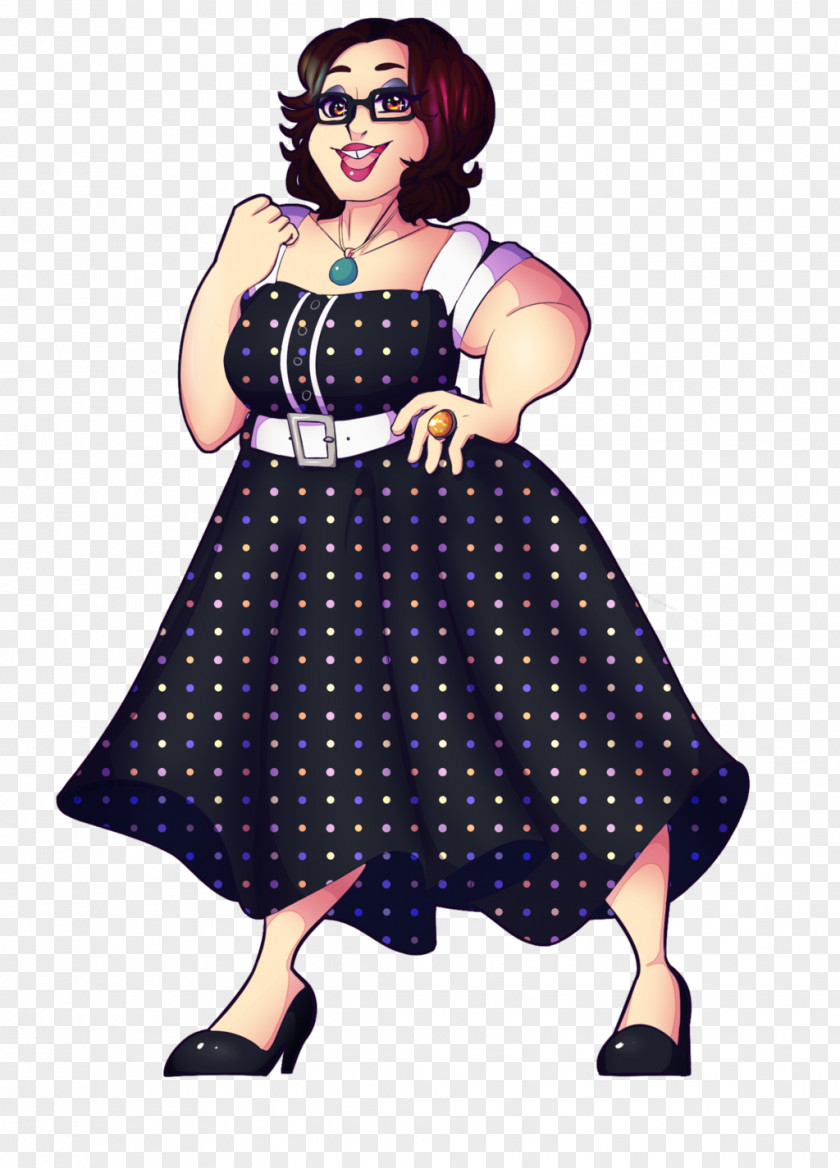 Goy Polka Dot Costume Design PNG