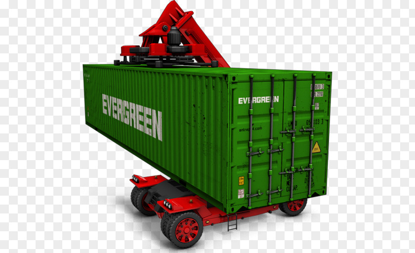 Intermodal Container Shipping Cargo PNG