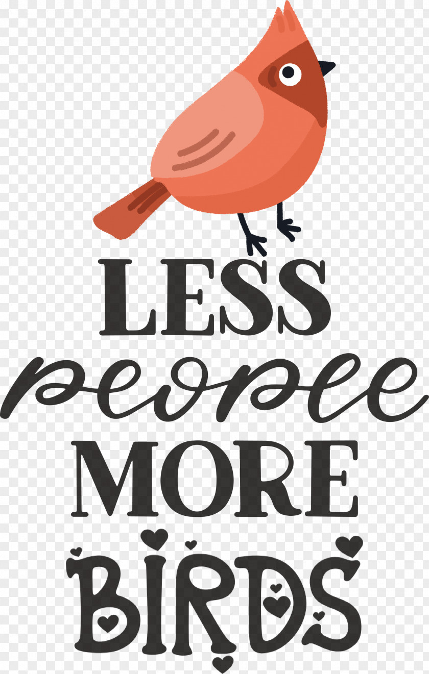 Less People More Birds PNG