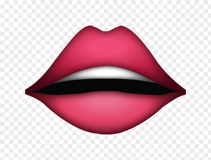 Lips Emoji Lip Kiss Sticker Mouth PNG