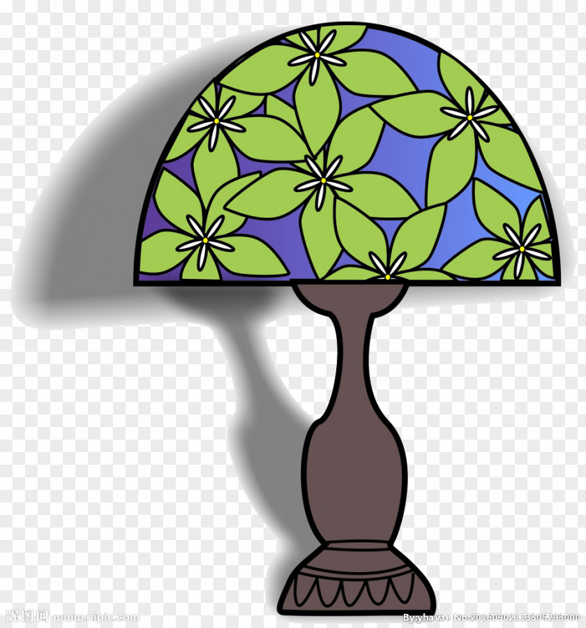 Small Table Lamp Lampe De Bureau PNG