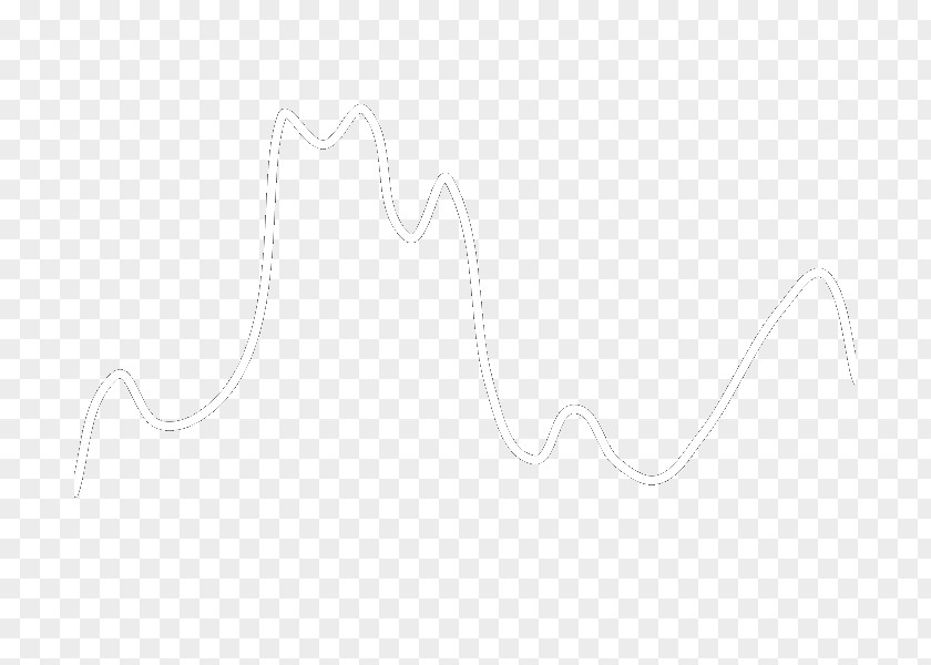 Deep Purple White Line Art Font PNG