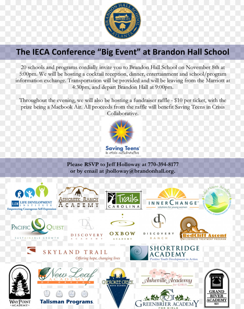 Line Brandon Hall School Logo Web Page PNG