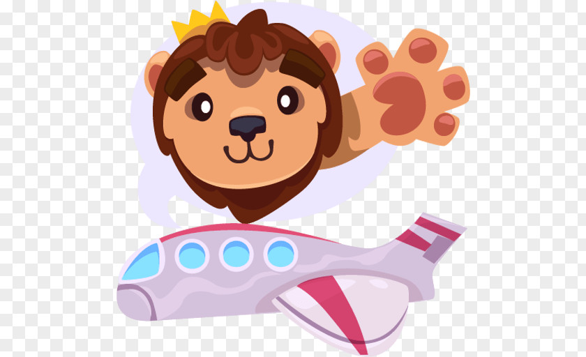 Lion Puppy Sticker VK Telegram PNG