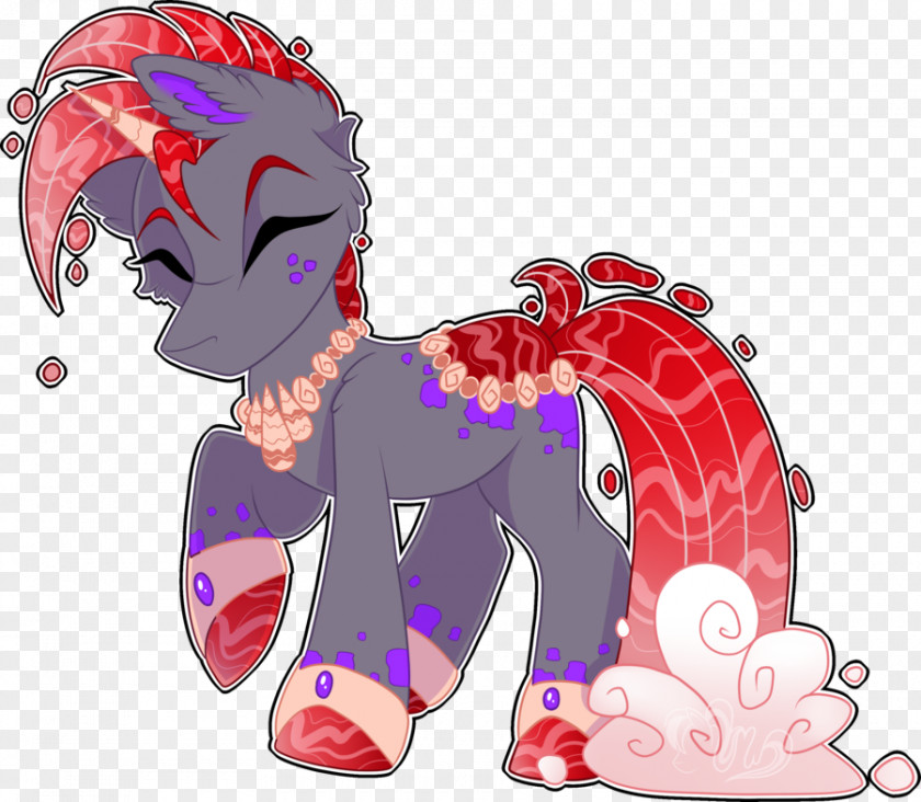 Ruby Falls My Little Pony Horse Sunset Shimmer Mane PNG