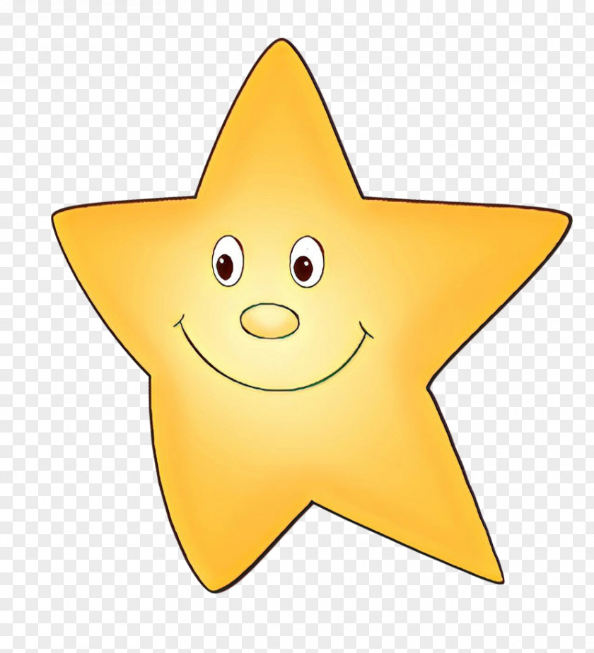 Smiley Smile Yellow Star Icon PNG