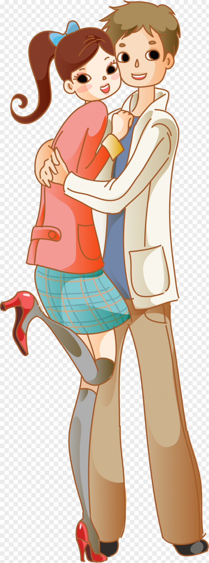 Vector Small Couple Illustration Significant Other Cartoon PNG