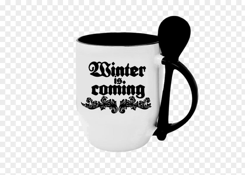 Winter Is Coming Coffee Cup Mug Gift Printed T-shirt PNG