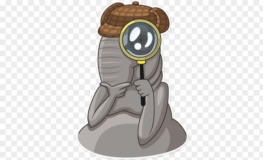 Homunculus Loxodontus Sticker Telegram VKontakte PNG