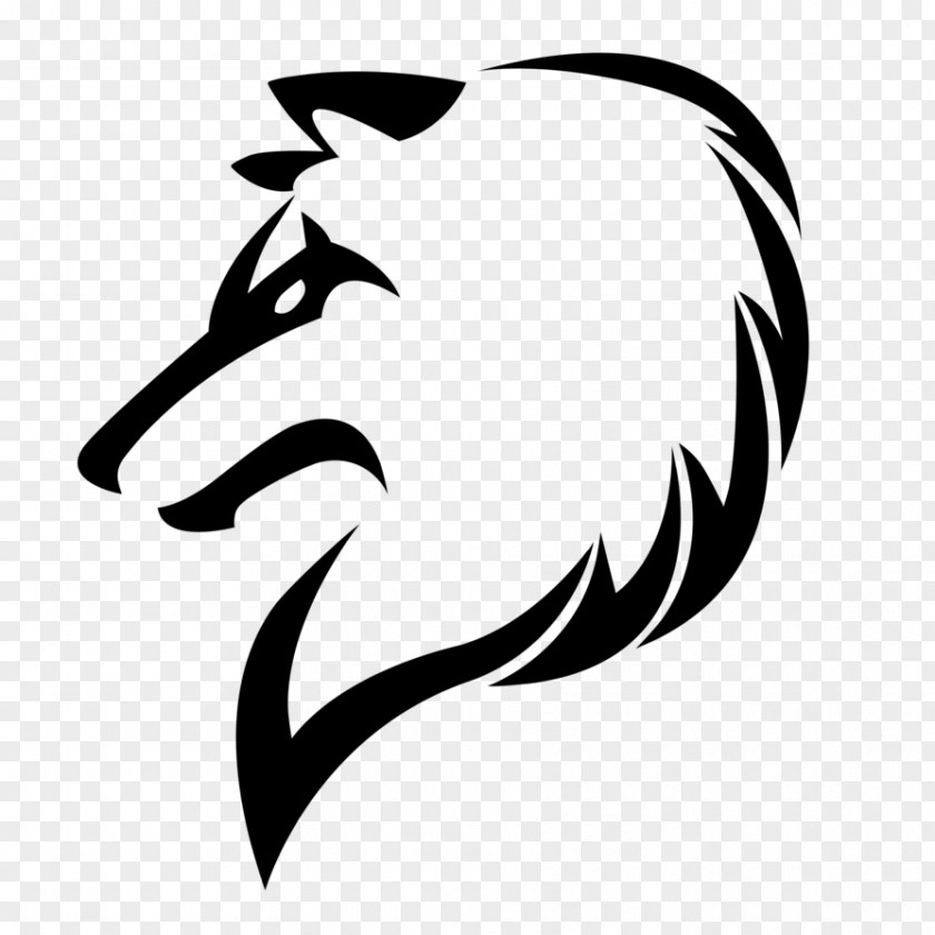 People Logo Design Gray Wolf Drawing Art Sketch PNG